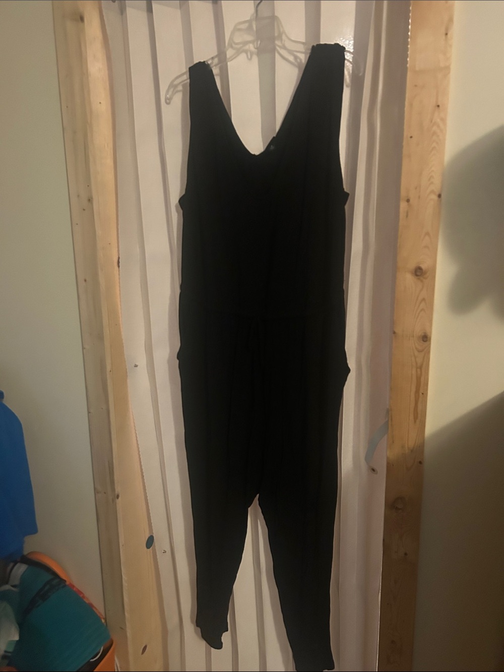 torrid Black Sleeveless V-Neck Jumpsuit